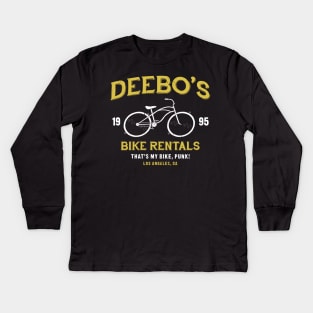 deebo's bike rentals Kids Long Sleeve T-Shirt